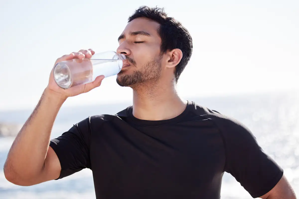 Man drinking water (2)