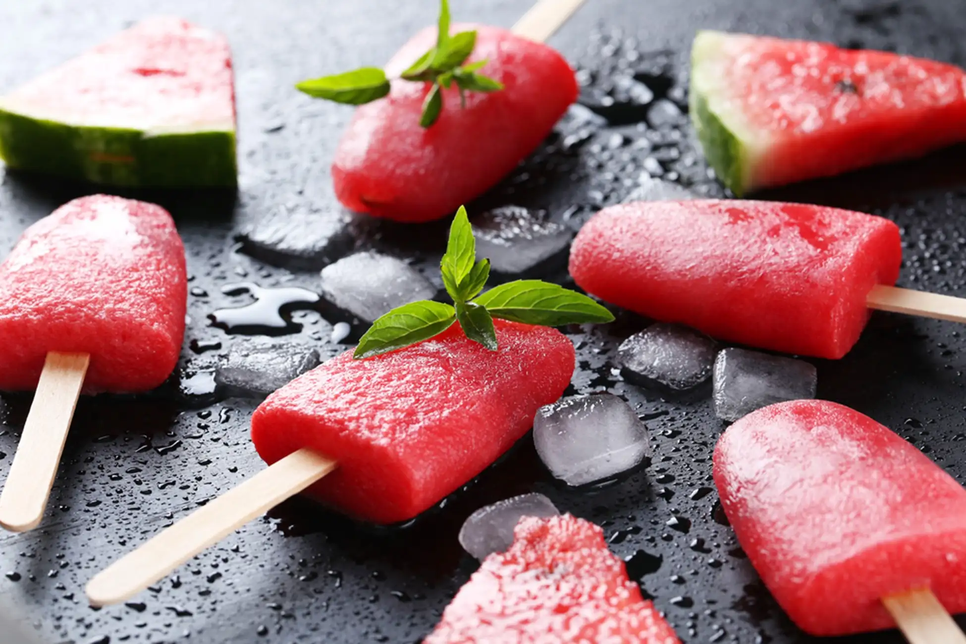 Watermelon Popsicles